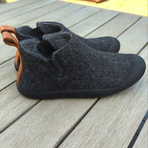 Huckberry Greys Wool Outdoor Slipper Boots Charcoal/Recycled 60830 Size Men's 10